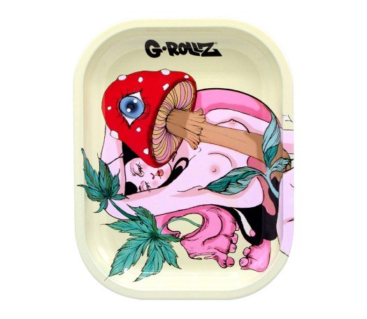 G-ROLLZ Mushroom Lover Rolling Tray Small